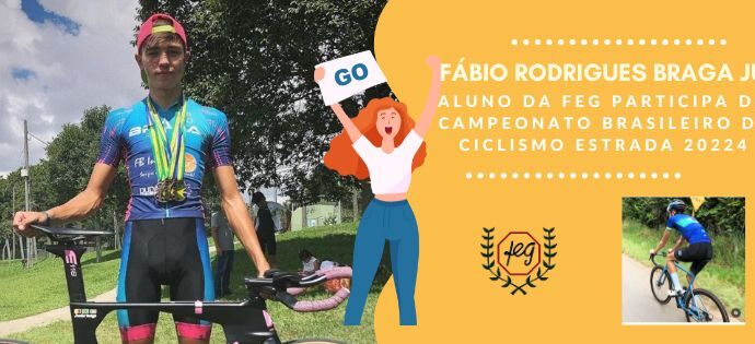 Na torcida pelo aluno: Fabio Rodrigues Braga Junior disputa o Campeonato brasileiro de Ciclismo