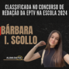 Aluna da FEG é uma das classificadas no Concurso de Redação EPTV na Escola 2024