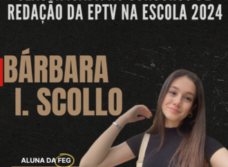 Aluna da FEG é uma das classificadas no Concurso de Redação EPTV na Escola 2024