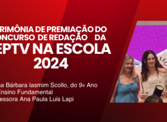 Cerimônia de Premiação do Concurso de redação EPTV na escola 2024